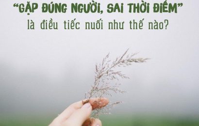 CHỈ TIẾC TA GẶP NHAU QUÁ MUỘN