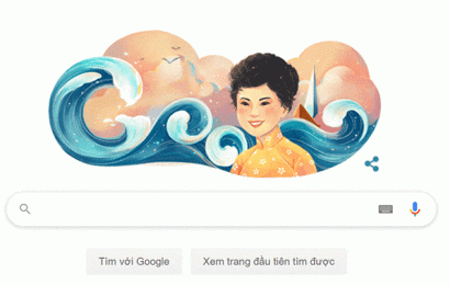 Nhà thơ Xuân Quỳnh được Google kỷ niệm 77 năm ngày sinh
