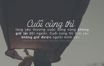 NHỚ MỘT NGƯỜI DƯNG