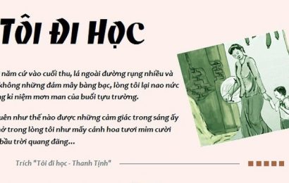 Bồi hồi đọc lại “Tôi đi học” của Thanh Tịnh