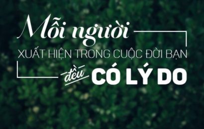 Cuộc đời như một chuyến đi, dù gặp được ai cũng nên trân trọng